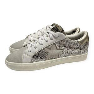 Vintage Havana Kate Gold Snake Metallic Slip-On Sneakers Women’s 8.5 Star Multi